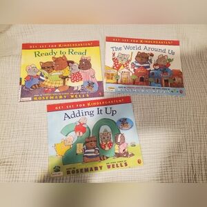 Three Rosemary Wells Kindergarten Books
